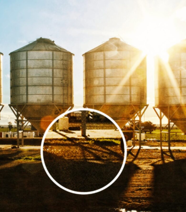 Agricultural silos mounted on Postech Screw Piles foundation